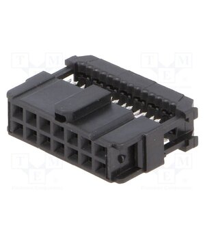 1658621-2 Connector: IDC; plug; female; PIN: 14; IDC; for ribbon cable; 2.54mm ODd_CfdgFHTG2sCmtp6xQJVWlvrtHxE5fuWTvcF6eoM
