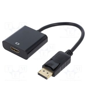 A-DPM-HDMIF-002 Adapter; DisplayPort plug,HDMI socket; DisplayPort 1.1; 0.1m O_RLOpK1l5AZjU4X6ze8rXp5le6S_waE6r5C0CvPtmM