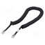 AK-460101-040-S Cable: telephone; coiled; RJ10 plug,both sides; black; 4m zCJktGO2ucCP50jEt4EZhYJ-3HbTyC8Sh9yt_pOeDvg