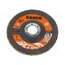 3926-125IM-C80 Flap grinding wheels; Ø: 125mm; Granularity: 80; 22.23mm; Class: 5* vL-40p_BSEyqLAKUYYAzuMY9iBZPT85BSgCcLm3MR9o