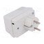 KM-47 GY Enclosure: for power supplies; X: 52mm; Y: 73mm; Z: 46mm; ABS; grey t1K3MC4AJsjscL2ShqqLtsNPnuImHtQhdD0PdgJ2voU