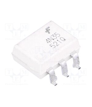4N35SM Optocoupler; SMD; Ch: 1; OUT: transistor; Uinsul: 7.5kV; Uce: 30V _7EPEc0-a_tsuVoeattB7g470vSdxMdVtz63nZEf_zI