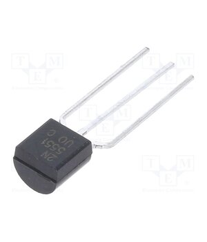 2N5551 Transistor: NPN; bipolar; 160V; 0.6A; 625mW; TO92 wJXe3cDj7EL9Iy-KZz0wuHGgROWXjp8HdKFXZFViQd4