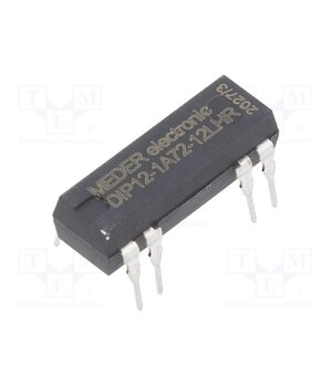 DIP12-1A72-12LHR Relay: reed switch; SPST-NO; Ucoil: 12VDC; 500mA; max.200VDC; 72mW l491W4DC_-06Oy9d5i3G_jBcoGC8m9am1YjWQTANjB0