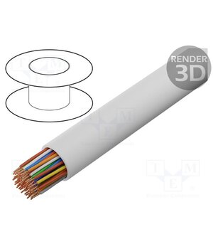 TS0018 Wire; YTKSY; 30x2x0.5mm; telecommunication; wire; Cu; white Pb-Dsz2FYYCvqAkV72l1aZSfIY-rCP5AAV3eRV1VK0E