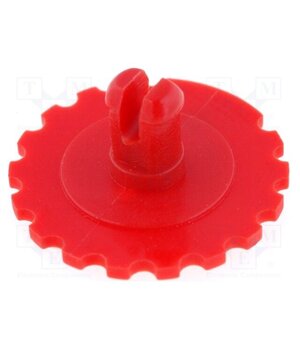 5371 Knob; thumbwheel; red; Ø16mm; for mounting potentiometers lU9KFZiiv17Am1xTNYbjZCwq-iNXT8j4XOYPrBhotwk