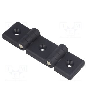 CFI.45-40/40 SH-6 Hinge; Width: 124mm; technopolymer PA; black; H: 36mm; for profiles fzhWfB9FQQjDvahFhyB66cJYdoWMv106o_0hr8nrjmI