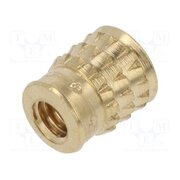 300113357 Threaded insert; brass; M2,5; BN 37885; L: 5.2mm; for plastic pzUoEjeZK1dM1USGRFMuHg-QypBSWMR1AoMENhLpb6s