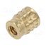300113357 Threaded insert; brass; M2,5; BN 37885; L: 5.2mm; for plastic pzUoEjeZK1dM1USGRFMuHg-QypBSWMR1AoMENhLpb6s