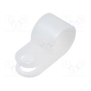 CC-5 Fixing clamp; Cable P-clips; ØBundle : 9mm; polyamide; natural u_nYnn9yYQjWKIr3uND92GXDEMTWg9VcjBCfHC2Vyfo