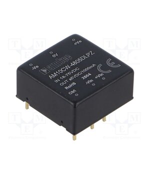 AM10CW-4805DLPZ Converter: DC/DC; 10W; Uin: 18÷75VDC; Uout: 5VDC; Uout2: -5VDC; THT Kmi8NGLYwTr20MwmcuGGaNWAr5n3LOuHyFkUzCC7lbg