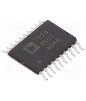 AD7928BRUZ IC: A/D converter; Ch: 8; 12bit; 1Msps; 2.7÷5.25V; TSSOP20; ±1LSB Vd8RBGrFq5YygHKKWL5xkH0Cd5vy2wYWV5xWPfFFFN0