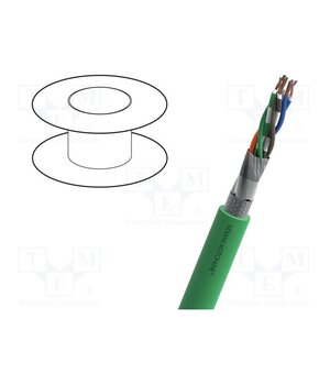 13-DRS26P04P-V1 Wire; Intercond® STANDARD; 4x2x26AWG; industrial Ethernet; 5e 6Bb2Bglj5ePJQtCF0E6GxwaDcuniOaYz58YXA4RE9mE