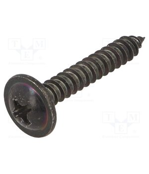 59208 Screw; 100pcs; 25mm; steel; black; Thread: 3,9 1W8AEdUW47Irxg4DvvKHA6N4ujNtFEbj5vGiKzRwc78