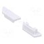 B2960001 Cap for LED profiles; white; 20pcs; ABS; ARC12 wkEa3znj_E6YD1hcnadbI-YP9QR4vJ-Y1oHBAN8lYl8