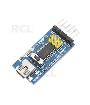 Pamata programma Downloader USB uz TTL 3,3 V 5 V, FTDI FT232RL Arduino

 AKAD015.jpg