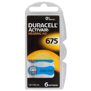 BATERIJA 1,45 V 650 mAh Duracell ActivAir 675 MF, Ø11,6 x 5,4 mm, 6 gab.

 BDK675.jpg