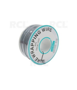 Vads ø0,25 mm, 0,05 mm² / 30AWG, PVC, melns, 250 m

 CLA09025XS.jpg