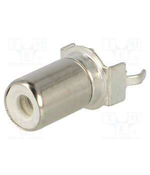 584 Connector: RCA; socket; female; straight; THT; brass; tinned 9K5ZUKzzFDe8ia1fC5VrslMGulnGxDwhCIIUQILpEDE