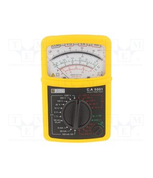 C.A 5001 Analogue multimeter; Features: blown fuse indicator; IP40 b0HmOsh4BD4rgTKEDqIPUuEENHI8d1ERgH9CP88WLTg