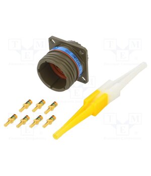D38999/20WE6PN Connector: military; socket; male; PIN: 6; size 17; olive; crimped y2OV1ptj7DvKZTDtvlFNnpTyNz-nNR_4EhE_JltFW9I
