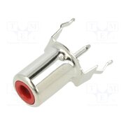 PHS-7A RED Connector: RCA; socket; female; straight; THT; nickel plated -OZUgxFvUtZzg0BgJoWmJRGzUtVdji87Y-bHGx1r2To