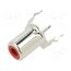 PHS-7A RED Connector: RCA; socket; female; straight; THT; nickel plated -OZUgxFvUtZzg0BgJoWmJRGzUtVdji87Y-bHGx1r2To