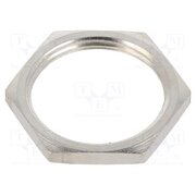 166-50103 Nut; M25; brass; Thread: metric; Pitch: 1.5; Plating: nickel -WeezizGrEF68TxhICK0WtGlzgDQVUehn0fwRO6MWXs