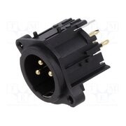 AC3MAV2-AU-PRE Connector: XLR; socket; male; 6A; 133V; PIN: 3; straight; THT 4TbxXK3E1XMd3HB1iRkzMUZYMSehGHn8msyu4RtcFhk