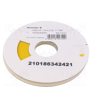 HSS-HF 1.6-3.2 EL Y13M Heat shrink sleeve; glueless; 2: 1; 3.2mm; L: 13m; yellow dqnXP4tIGDTszF_rCNg5NcRdS3GgI27_wE3bp0g-EmI