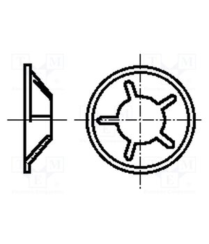 1292781 Protecting washer; spring steel; 1mm; BN 833 mPjQKEv1AgKDYnVSF-zRsTvda8SHBlAtBnLhL5JUOYg