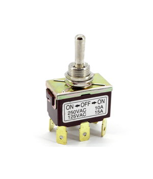 PĀRSLĒGŠANAS SLĒDZIS 10A 250VAC, 6 kontakti, 2x IESLĒGTS-IZSLĒGTS-IESLĒGTS

 CPR267F.jpg