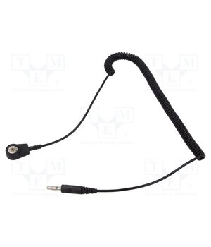 230155 Connection cable; ESD,coiled; black; 1MΩ; 2m ao7U8gjBGX_StOjAsFGy7ZgkjywMthGxzrSAjoupR34