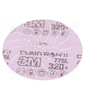 775L P320 125MM CUBITRON II Sanding plate; 125mm; Granularity: 320; with holes; Mounting: bur nCHvtUeUmiwf8a-l1tNeXW_adSmCMo4rhaWmjxEI3_U