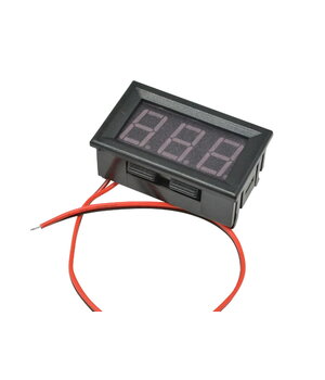 VOLTMETRS - MODUĻIS 0,56" LED zaļš, maiņstrāva 70-500 V, ar korpusu, 2 vadi

 ATMV34+2.jpg