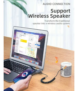 USB uz 3,5 mm spraudņa auto audio uztvērēja papildu adapteris Brīvroku komplekts Bluetooth 5.0 BT raidītājs

 ABESP092+4.jpg