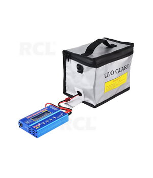 Ugunsdroša, sprādziendroša LiPo akumulatora drošības soma, 215 x 145 x 165 mm

 IDK0601+1.jpg