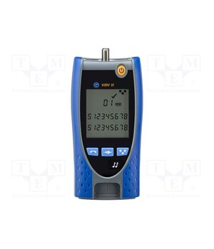 VDV II Tester: LAN wiring; LCD 2,7"; Measured cable l: max.600m; VDV II yePZe4h9FBv6cCkMDlj5NiuX8Xjg0FtInqs13Kc2VoA