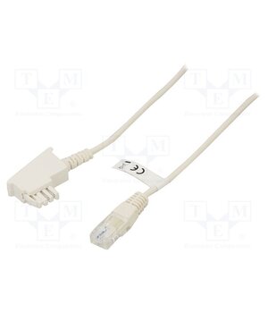 60677 Cable: telephone; RJ45 plug,TAE F plug; 30m; white; Core: Cu fO1ybzLtkYdSPnwZ_51GC1e0doO3yEmhTsJAo5cIF9I