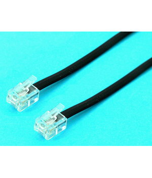 TELEFONA VADU 2,5 m 4 vadītāji, melns, 6P4C

 CLA934J.jpg