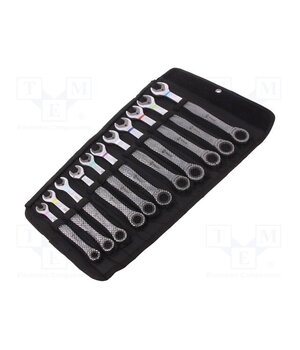 05020013001 Wrench: combination spanner-set; rattle; Chrom-molybdenum steel 5VatgYp4VusJPwmWyiokYkUzMhoc1KjBZUk3LTU8jiI