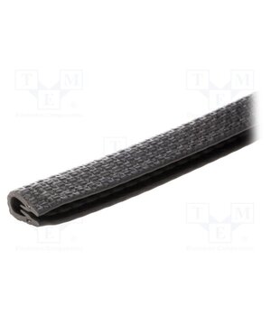 087EPE03912 Hole and edge shield; PVC; L: 10m; black; H: 11.5mm; W: 9mm IWQ45ndWx24SbOTkIsE6yFOps03wP-TVym3kgy3C60g