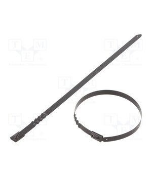 BCZ74-260 Cable tie; L: 260mm; W: 7.9mm; stainless steel AISI 304; 1112N RJTmqt51M6jfImrxfMkQJIPbd9iQc6o4FCuECtqlsO4