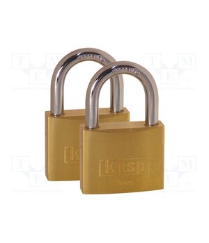 K12025D2 Padlock; shackle; Quan: 2pcs; brass; Protection: low (level 2) huS1MsIhR9fmpu0cWRWly7oGiFBkoDz59sIr7BBKX0A