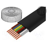 CM08 Wire: telecommunication cable; flat; stranded; black; 100m; 0÷60°C 5C0-nmYjkzc-M0s1Mvo4QlfuC3QB52OJGU3F_ZV0xJw