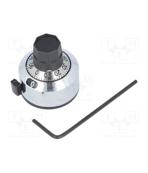 H-23-6M Precise knob; with counting dial; Shaft d: 6mm; Ø22.2x22mm 4-ILOSP1V-zq5UKLS7W_LVsMsGPhH3JRx4ipaTkr_8o