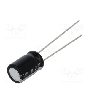 BRP002R8L105FC Supercapacitor; THT; 1F; 2.8VDC; Ø8x13mm; 200mΩ; -40÷65°C; Ø: 8mm DD142yVOqqwCukoIMlVjdEaedM74HIlAeWrKAtEZLeM