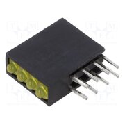 H485CYDL LED; in housing; 1.8mm; No.of diodes: 4; yellow; 2mA; Lens: diffused _jWTyd9s4uEzUyVfkgicQXl2z09bl7ix9fbxy7TKqJ0