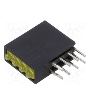 H485CYDL LED; in housing; 1.8mm; No.of diodes: 4; yellow; 2mA; Lens: diffused _jWTyd9s4uEzUyVfkgicQXl2z09bl7ix9fbxy7TKqJ0