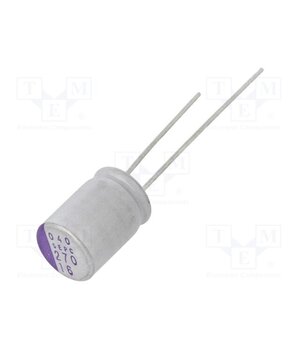 16SEPC270M Capacitor: polymer; 270uF; 16VDC; THT; ±20%; Ø8x12mm; OS-CON SEPC Lap-7v-Uu1aJBpERJP1CMbj4a7vWgs_1L1rojHU2-2E